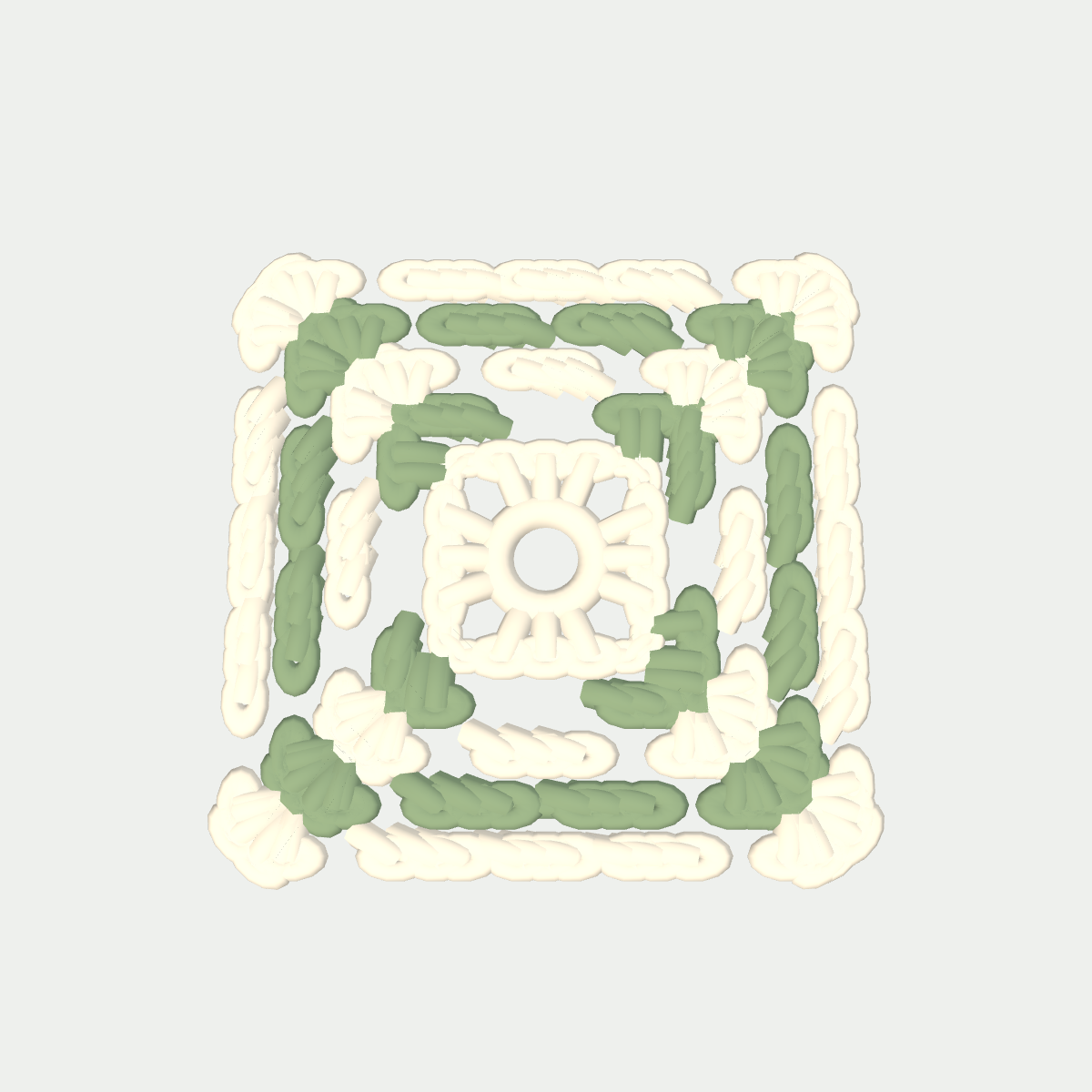 Crochet preview of Sage Garden Granny
