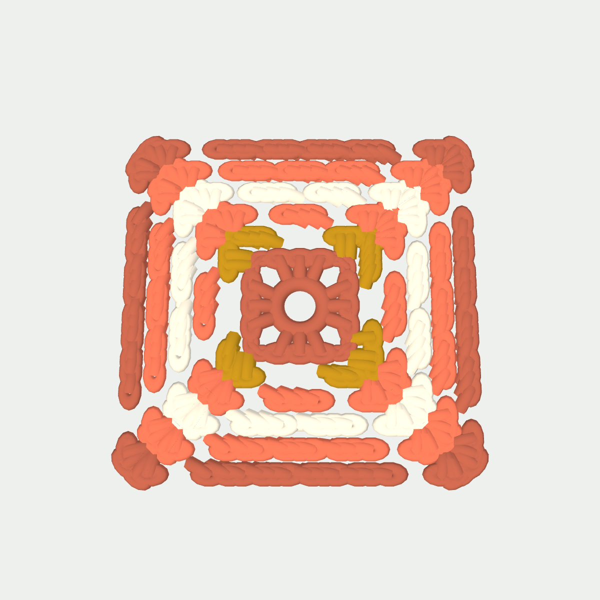 Crochet preview of Sunset Square