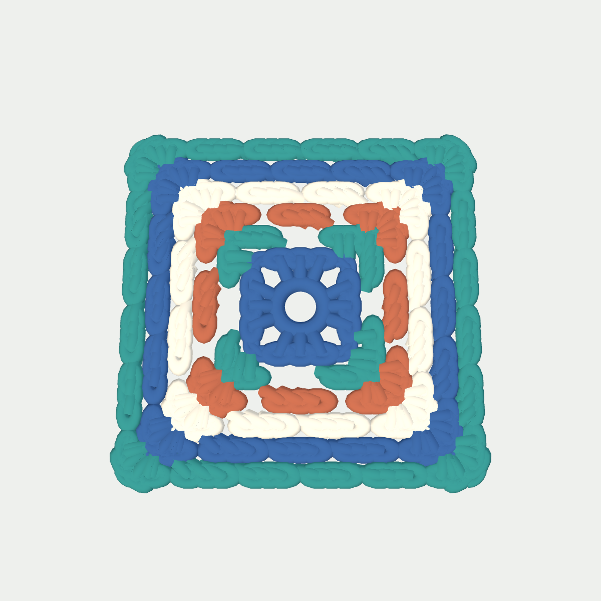 Crochet preview of Mediterranean Grove Square