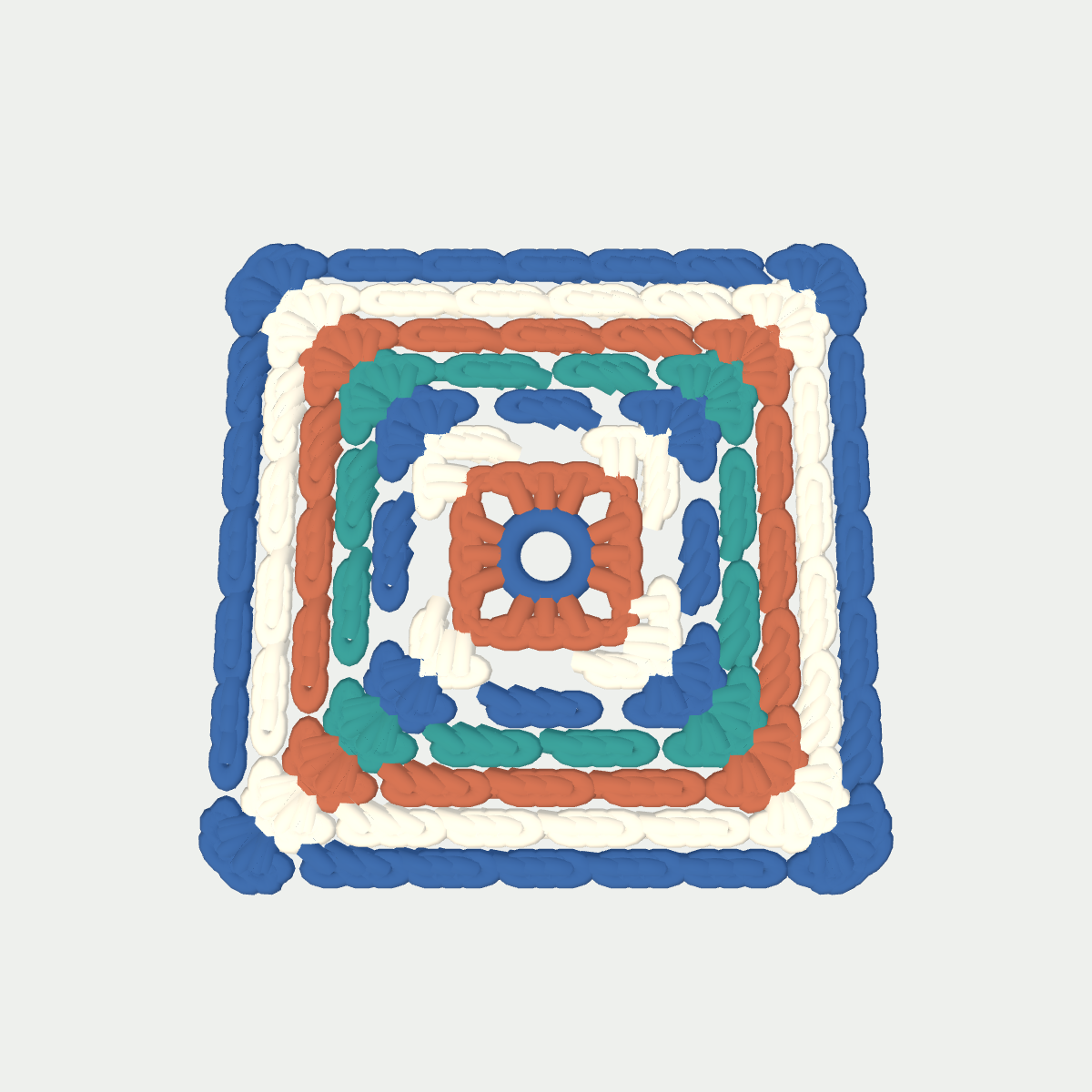 Crochet preview of Mediterranean Dahlia Square