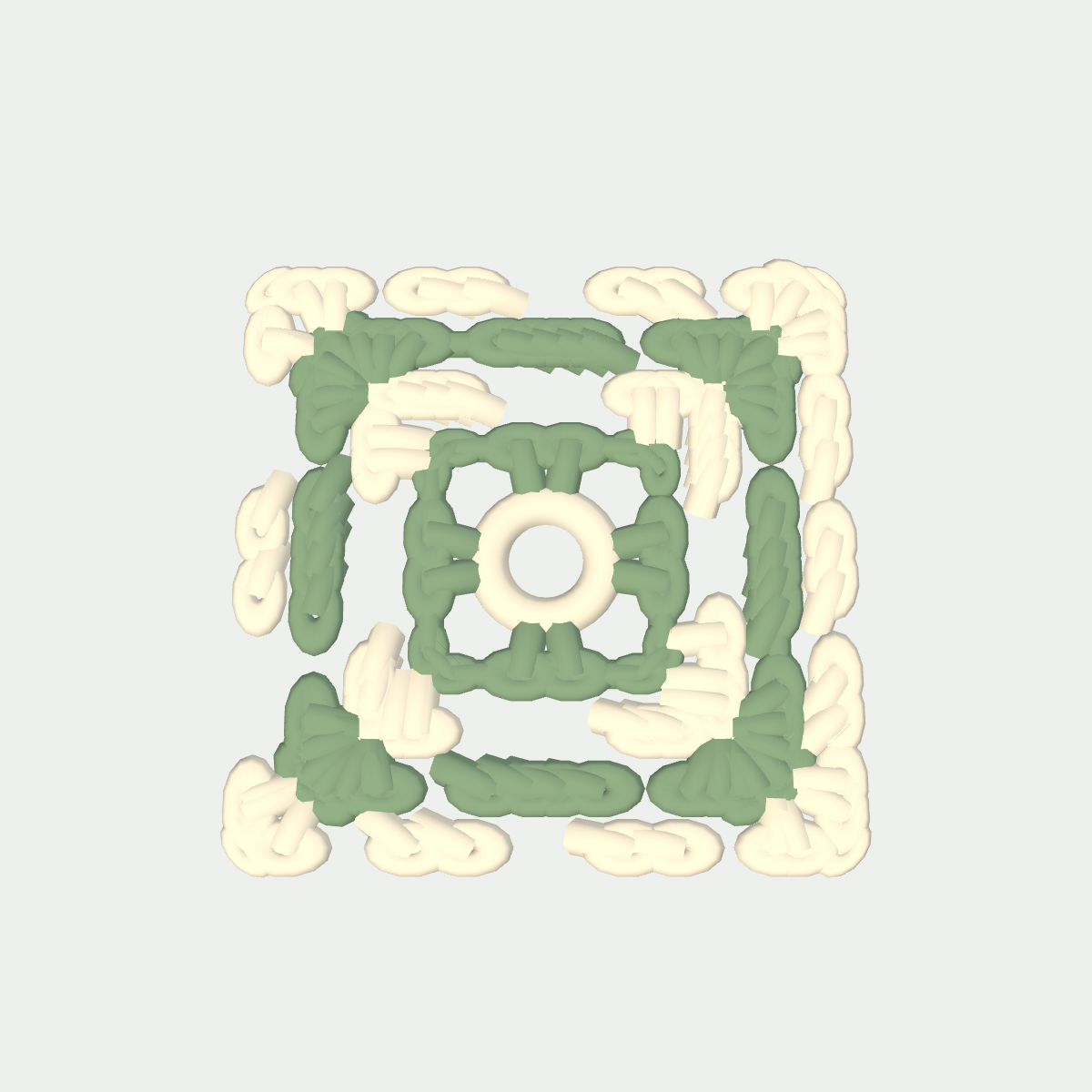 Crochet preview of Botanical Quiet Cedar Square