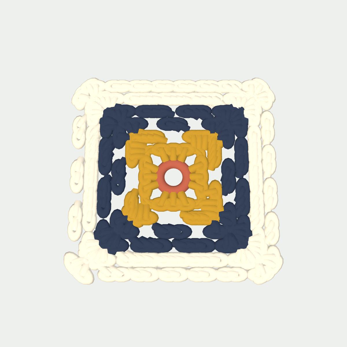 Crochet preview of Warm Sunset Studio Grove Pattern
